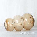 Vase ambre Vase Bubble Broste Tan Glass Vase